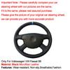 For Volkswagen VW Passat B6 Hand Sewing Car Steering Wheel Cover Car Protector