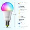 NEW Smart Bulb WiFi E2710W LED RGB Lamp Dimmable Timer Function Corlorful Bulb Work With Alexa 5pc Bulb With Remote Controller