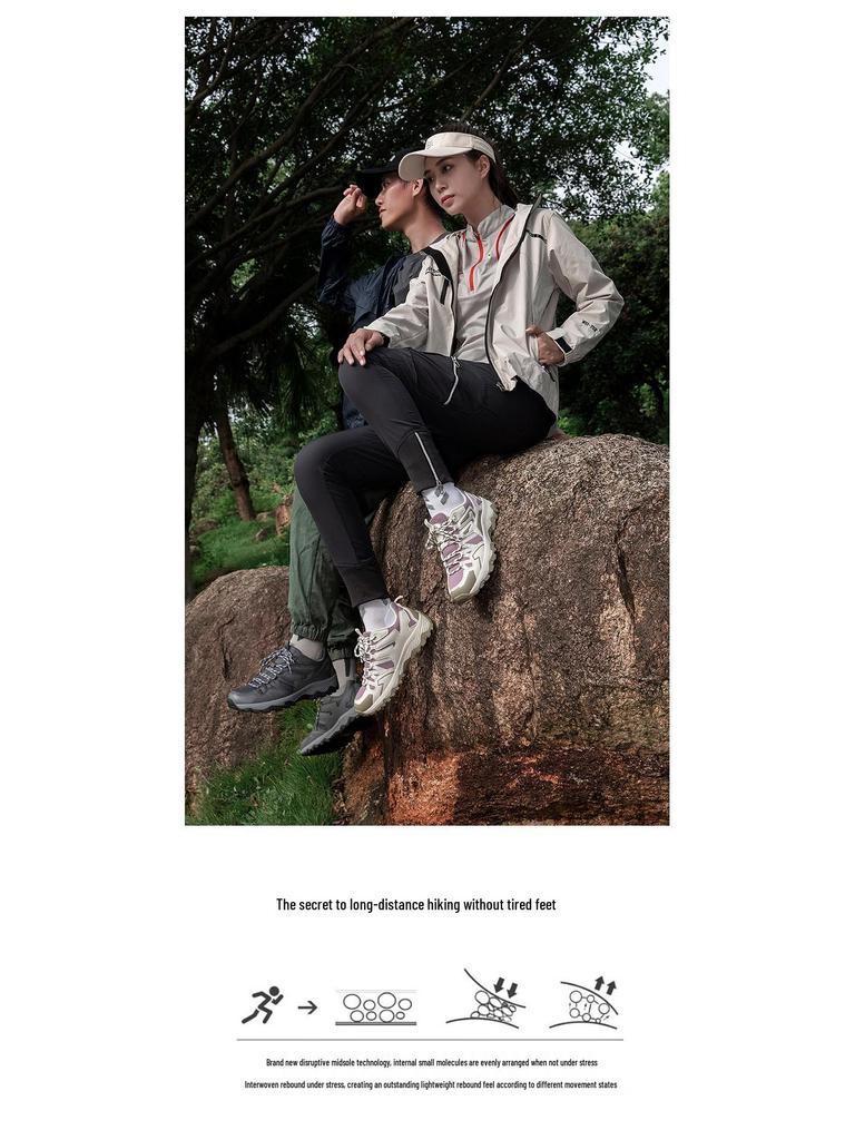 Унисекс дышащие противоударные походные и скалолазные ботинки - Большие размеры для активного отдыха, спорта и моды, туристическая обувь