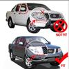 High Quality 2pcs ABS chrome Electroplating  for nissan NAVARA d40 2007-2013 headlamp front light head light plated