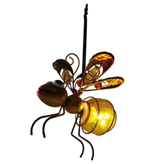 Solar-Powered Hanging Ant Light Garden Decoration IP65 Waterproof Auto Charging Backyard Balcony Solar Fairy Light Hanging Pendant