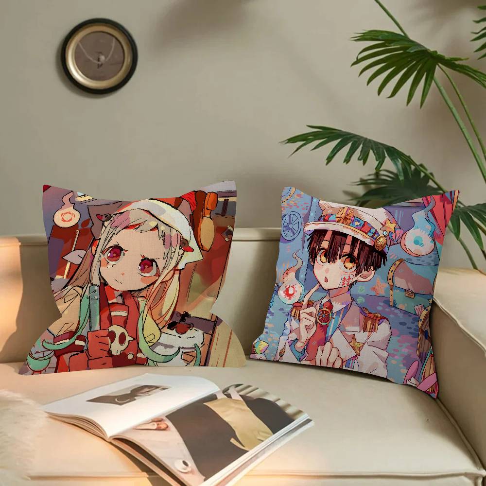 Anime Toilet B-Bound H-Hanako Kun Pillow Cushion Cover Pillowcase Living Room Sofa Home Decor