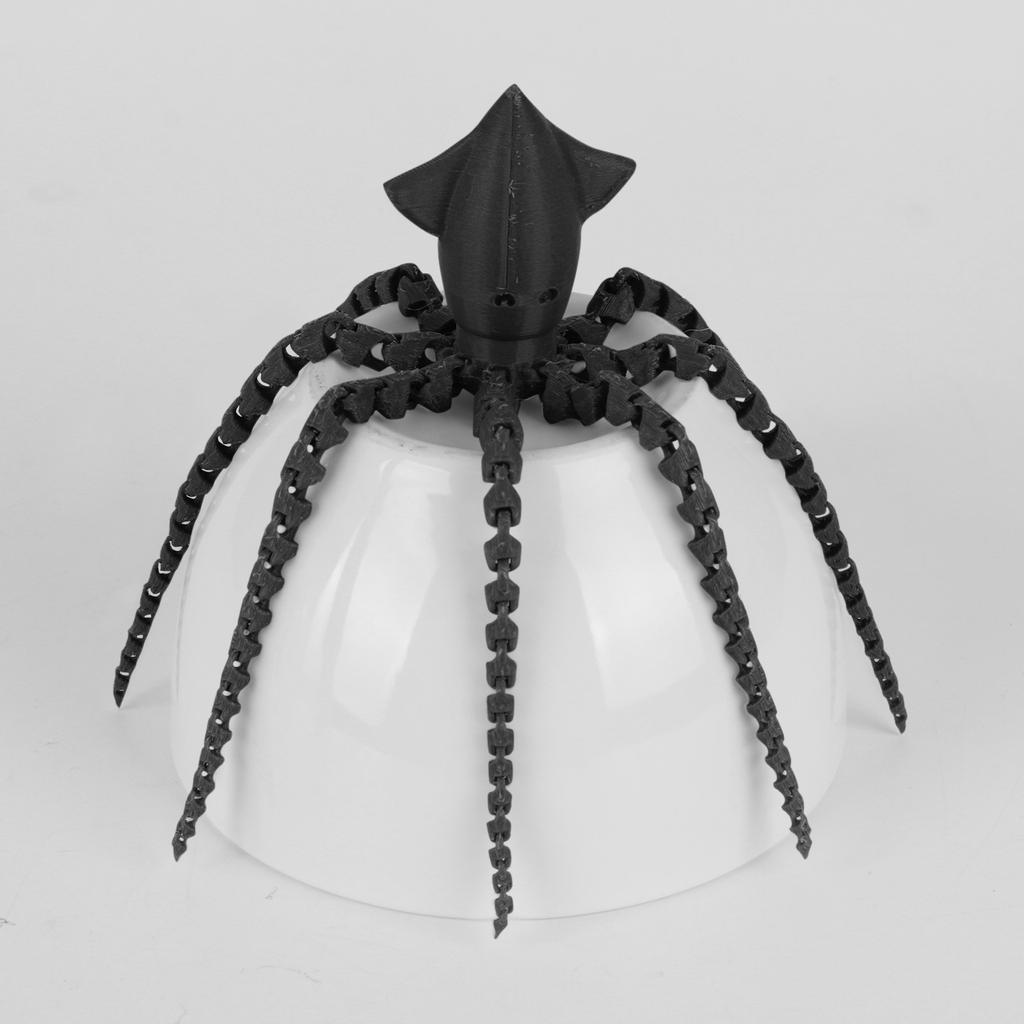 3D Printing Cuttlefish 3D Printing Articulated Cuttlefish Toy Adult Children's Toy Mysterious Cuttlefish Toy
