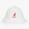Kangol K3407 Белая панама Bermuda Casual с большим логотипом