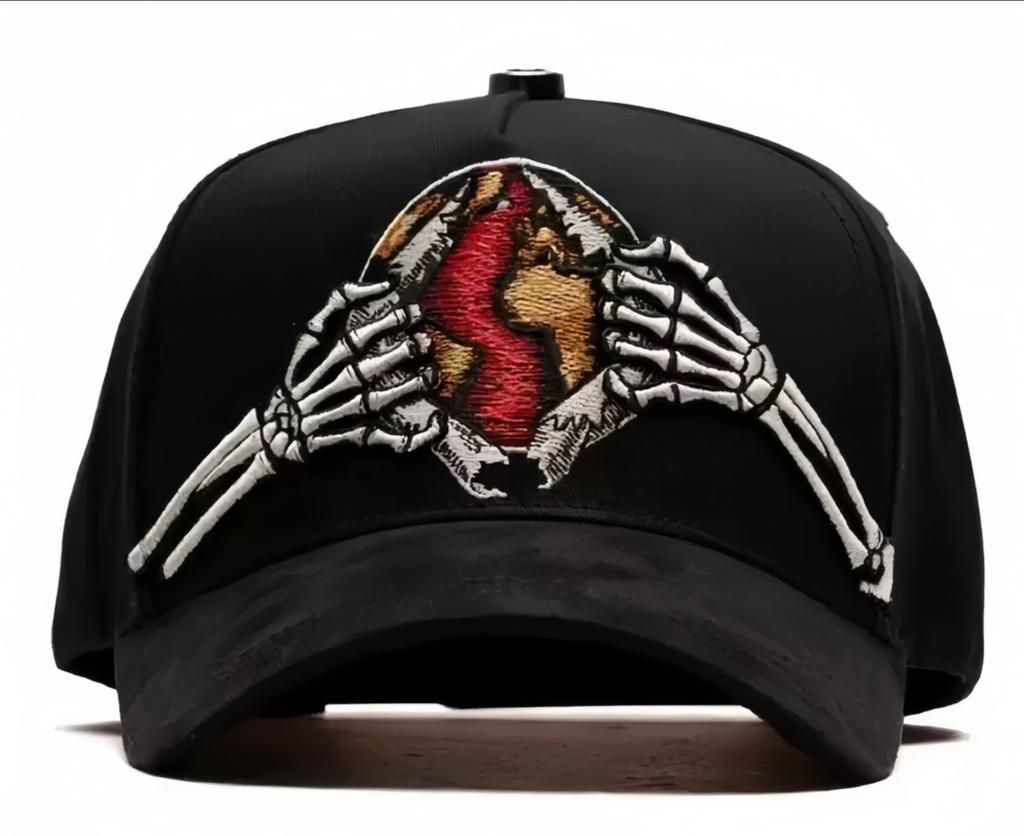 High Quality 5-Panel Curved Brim Baseball Cap with Rhinestone Embellishments Terry Fabric Dobby Style-Sporty Unisex Adult Hat