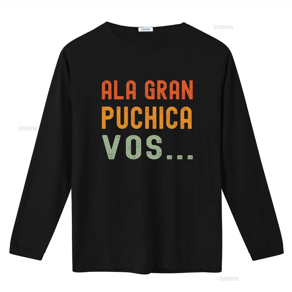 Ala Gran Puchica Vos T Shirt Stylish Guatemalan Guatemala Chapin Slang Print vintage Washed designer clothes Comfortable