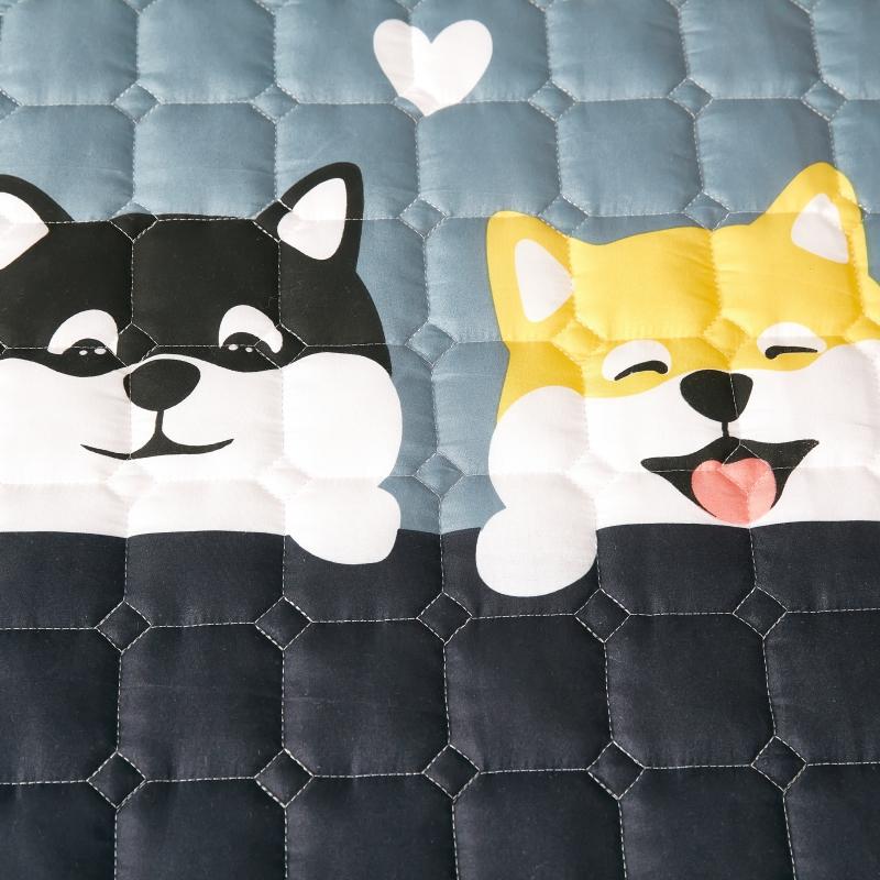 Наматрасник Моющаяся простыня на подкладке Простые покрывала Дышащий стеганый наматрасник (Без наволочки)