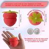 6PCS Lazy Sleeping Curly Hair Sponge Ball Hair Curl, Strawberry Type Does Not Hurt Soft Hair Curler