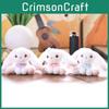 White Little Rabbit Plush Keychain Ultra Soft Stuffed Animal Gift For Teens Kids
