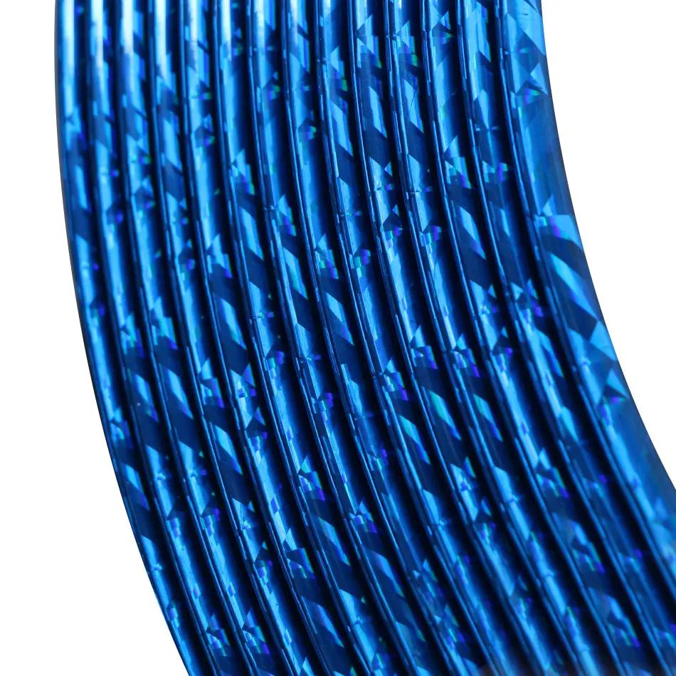 Молдинг салона автомобиля, полоски для отделки вентиляционных отверстий кондиционера, декоративная решетка, выход кондиционера, красочные блестящие универсальные аксессуары для стайлинга