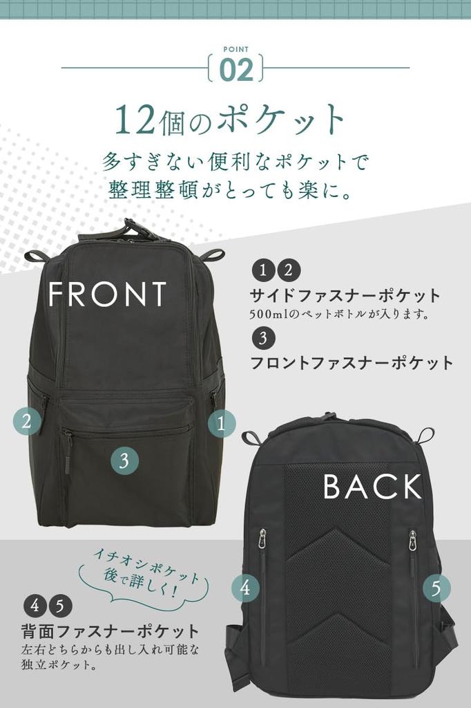 Water Large Cold Heat Fully For Hospital Disasters [chamo] Mother's Backpack, Mother's Bag, Backpack, Women's, Repellent, Waterproof, Capacity,