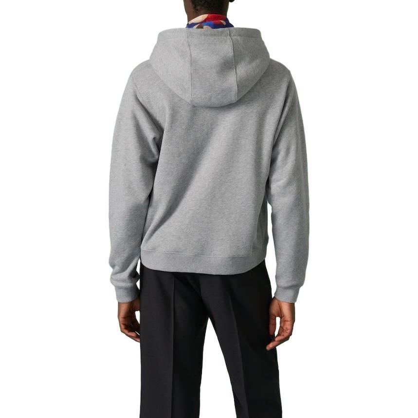 Gucci Cotton Jersey Hooded Sweatshirt 'Grey' Men's 756649-XJFWA-1037