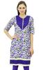 Ladies Cotton Kurta Floral Kurti Classic Casual Indian Short Tunic