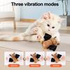 Cat Toys Chirping Tit Interactive Toy Plush 3 Slap Modes Realistic Design USB Rechargeable Safe Washable Indoor Kitty Kitten Exercise Toy