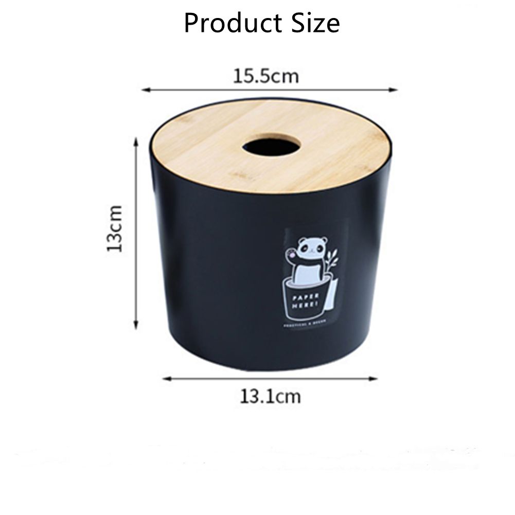 Коробка для хранения, круглая коробка для рулонов бумаги, бамбуковый чехол, коробка для салфеток, чехол для хранения, коробка для рулонов бумажных салфеток