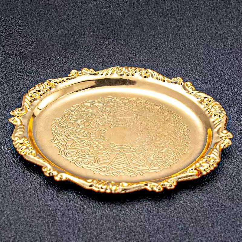 Коллекция 6 подстаканников Креативные подставки под напитки с декоративной стойкой Нескользящие металлические подставки под чашки Настольный дисплей с держателем