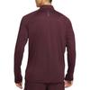 Nike Мужские футболки Dri Fit Ярко-бордовые с воротником-стойкой Умеренные HV2181-652