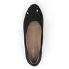 Himiko NICAL Ribbon Ballet Knit Pumps, 554101 Black, Size 245