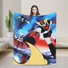 НЛО Робот Грендизер Голдорак Одеяла Япония Аниме Флис Смешные Теплые Пледы для Дома Ресторана Зимы Автомобиля