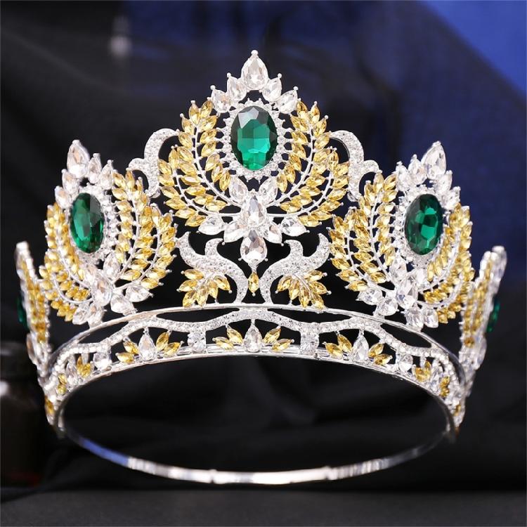 Elegant Crystal Crowns Comb for Women Princess Stylish Crystal Crowns Efficient Tiaras with Colorful Stone and Comb