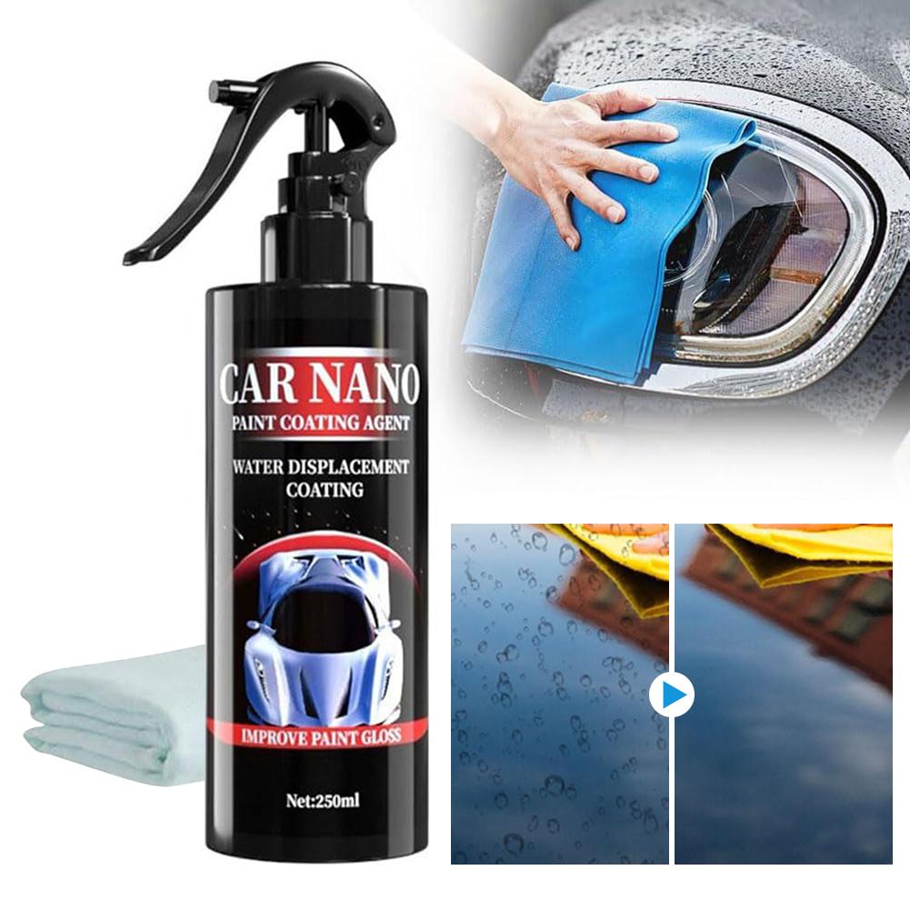 250ml Car Nano-Coating Spray Hydrophobic Coating Spray For Window Glass Auto Renewal Polish Agents With Towel,Car Care Product