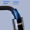 240 Вт Прозрачный Быстрозарядный Кабель Type-C для Huawei Honor 10A