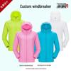 Custom Windbreaker Sun Protection for Men & Women - Personalized Logo Available
