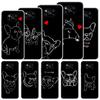 French Bulldog Black White Soft Case For Xiaomi Poco X3 NFC X4 M4 Pro M3 M2 Phone Cover F3 F2 F1 Mi Note 10 Lite A3 A2 A1 Funda
