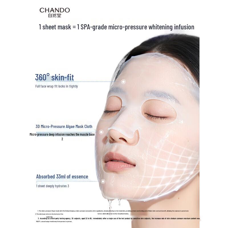 CHANDO Niacinamide Brightening & Refining Ampoule Mask