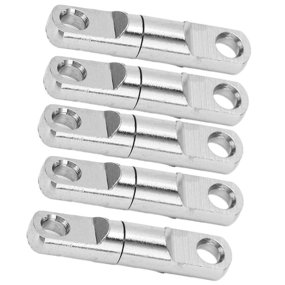 15PCS 360° Fishing Swivels Stainless Steel Swivel Connectors Bearing Swivels Fishing Accessories