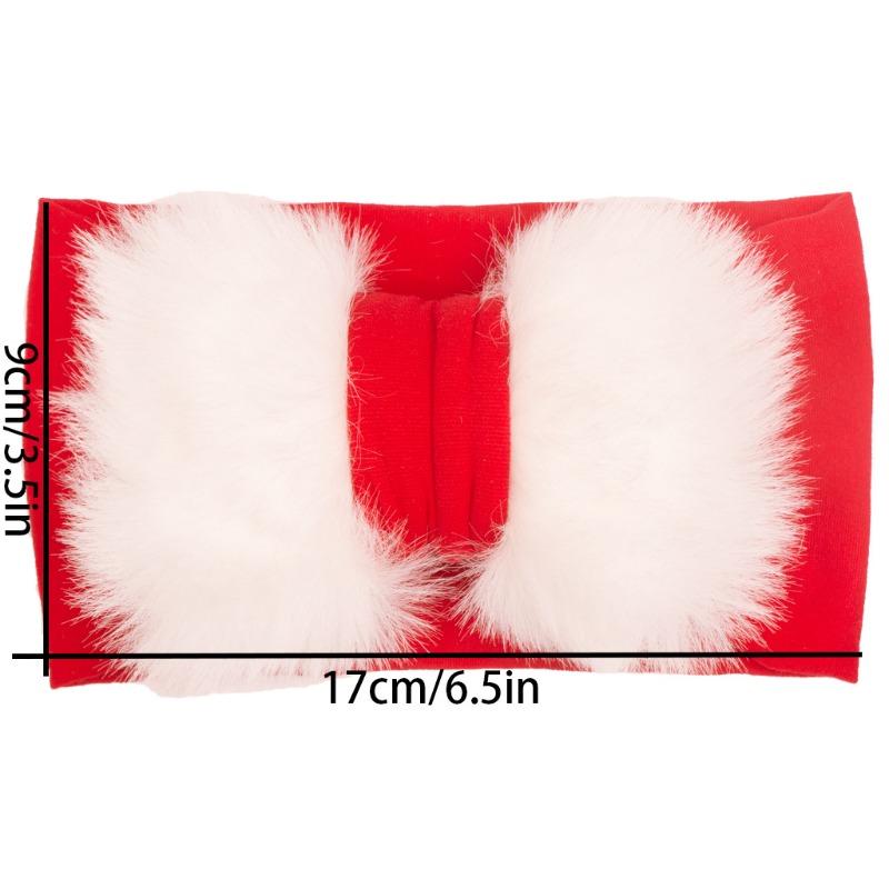 New Baby Plush Snowflake Elastic Headband, Children's Soft and Comfortable Headband, Baby Headband