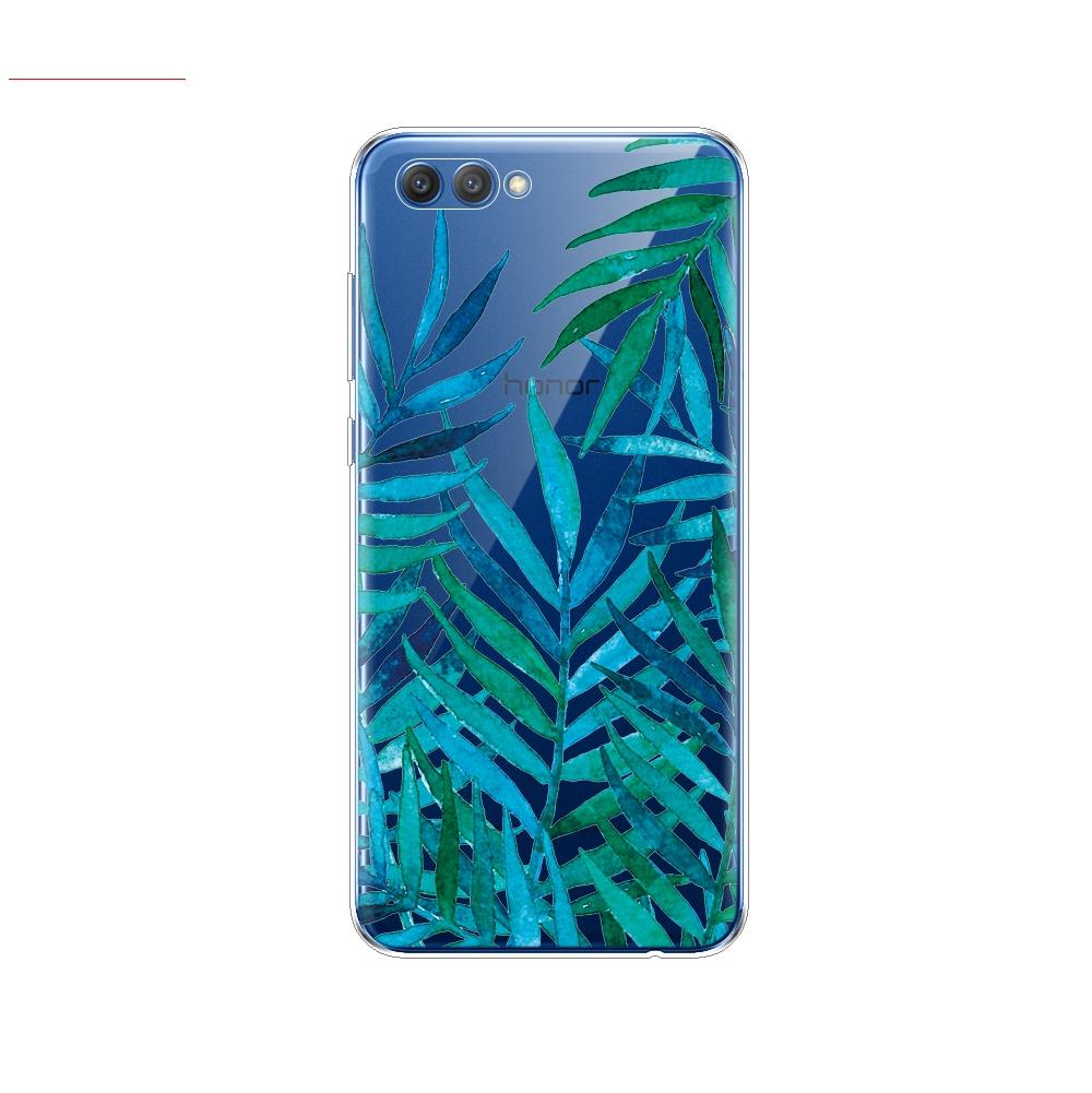 Чехол для Huawei Honor V10 VIEW 10, мягкий силиконовый чехол из ТПУ на заднюю панель телефона для Huawei Honor 10, чехол Etui, защитный чехол с принтом