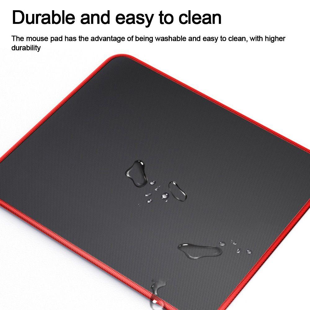 Black Mouse Pad Large Size Desk Mat New Mousepad Office