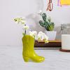 Мини Ковбойские Сапоги Ваза Орнамент Смола Фигурка Статуя Скульптура Подставка для Цветов Контейнер Настольное Украшение Декоративная Цветочная Ваза для Растений