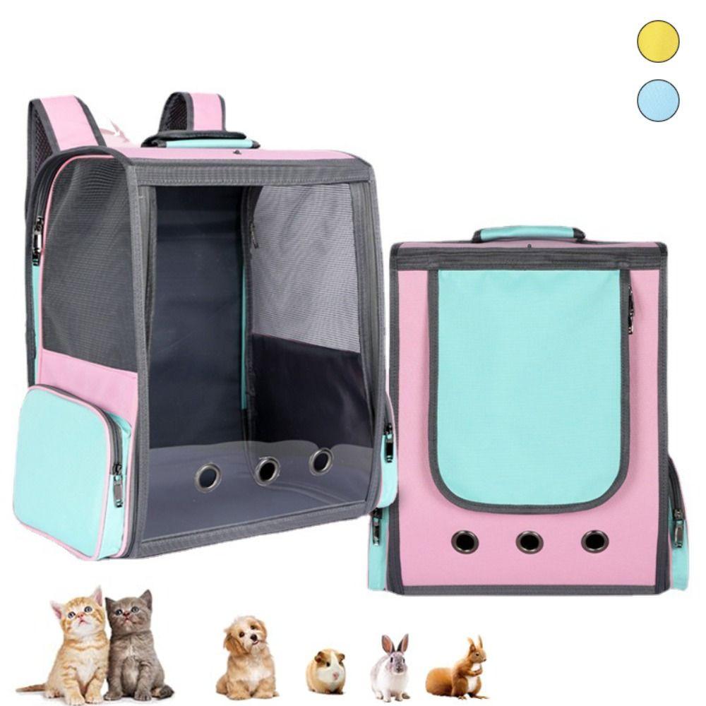 Breathable Cat Carrier Backpack Large Capacity Cat Transport Bag Durable Pet Carrying Bag Cats