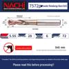 Сверло из быстрорежущей стали с покрытием SG NACHI Fujikoshi 7572P для алюминия и нержавеющей стали
