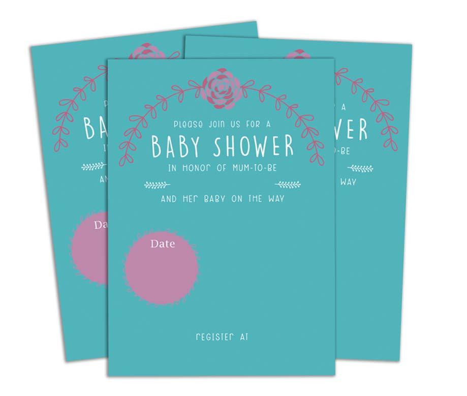 Пригласительные открытки на вечеринку в честь рождения ребенка Darling Souvenir Baby Shower, 28 шт., заполните или напишите пустые приглашения, распечатанные на принтере, принадлежности для вечеринок