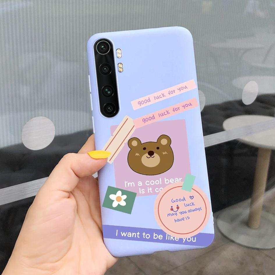 Чехол для Xiaomi Mi Note 10 Lite 6.47" Модный Милый Девочки Расписной Мягкий ТПУ Чехол Для Xiaomi Note 10 Lite MiNote10 Lite Чехол для Телефона