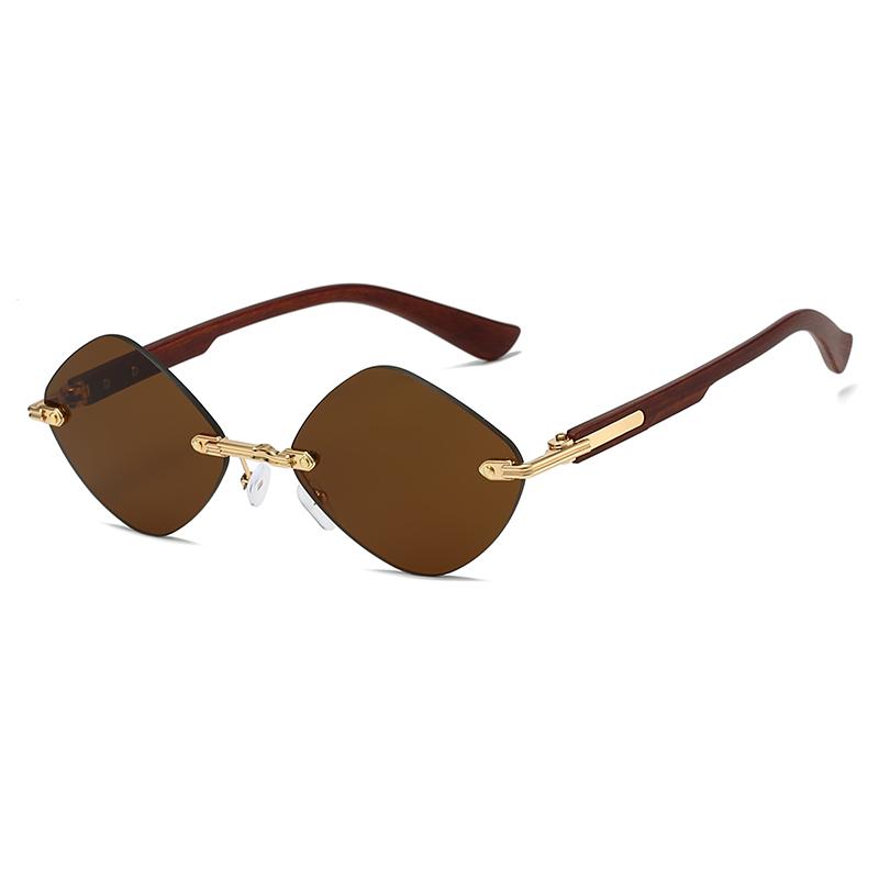 Модные безободковые солнцезащитные очки женские роскошные винтажные брендовые солнцезащитные очки ретро тренд бриллиантовые женские очки солнцезащитные очки для мужчин