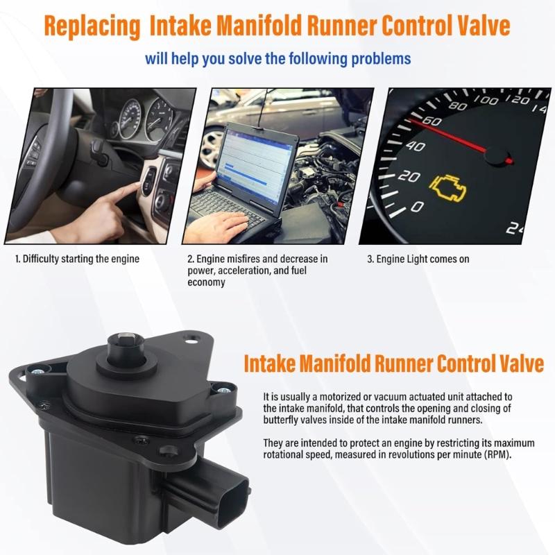 Номер детали 911-902 Регулирующие клапаны бегунка впускного коллектора IMRC 4884549AD, совместимые с двигателями 2,0/2,4 л 07-12