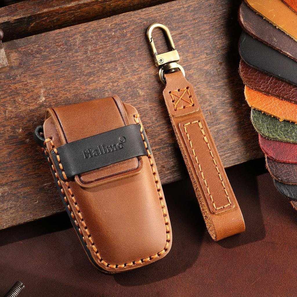 High-End Leather Key Cover for BMW 3/5 Series & X1/X3/X5