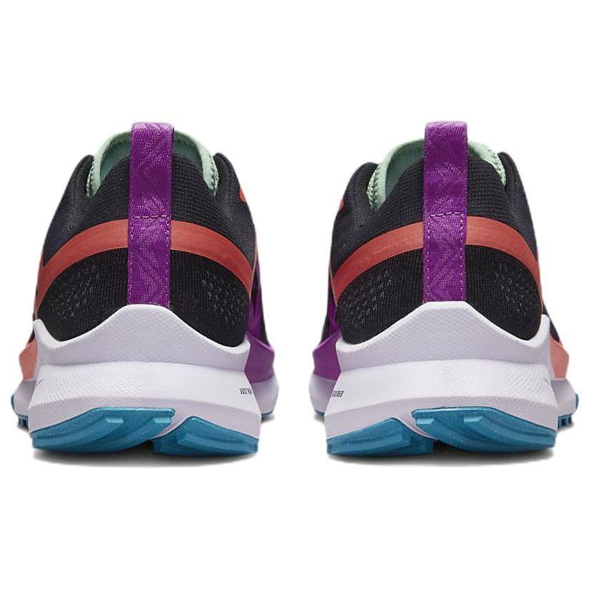 Nike React Pegasus Trail 4 Black Magic Ember Men Sneakers Vivid-Purple Enamel-Green DJ6158-003