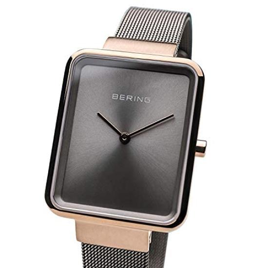 BERING Analog Quartz Classic Collection Watch Stainless Steel Strap Sapphire Crystal Genuine Imported Product 3 Year Internal Warranty Sapphire Glass