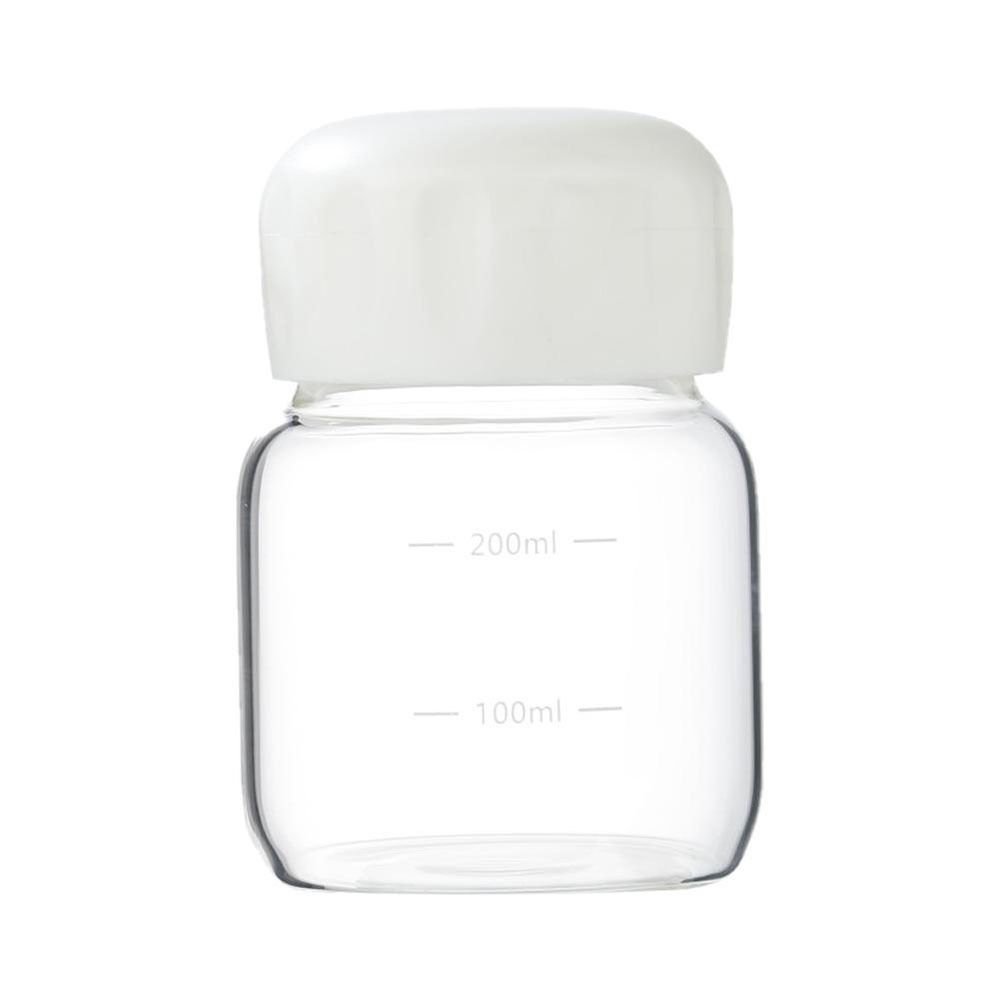 Leak-proof Glass Water Bottle Borosilicate Glass Mini Water Cup Soy Milk Coffee Mug  Women