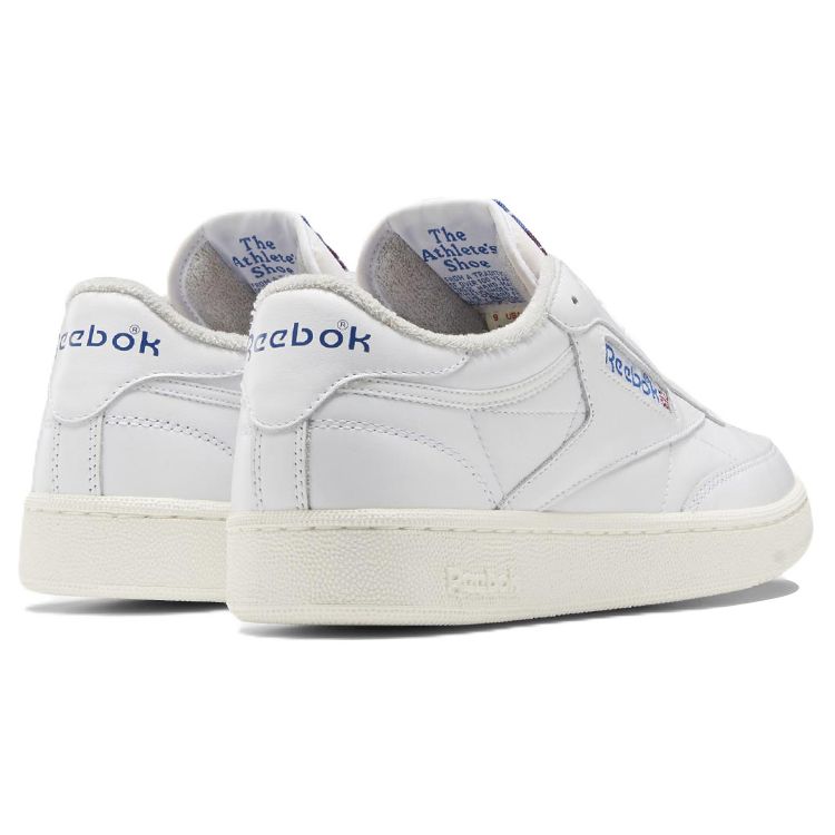Reebok Club C 85 White Vector Blue Кроссовки унисекс Обувь-Белый Мел GX4467