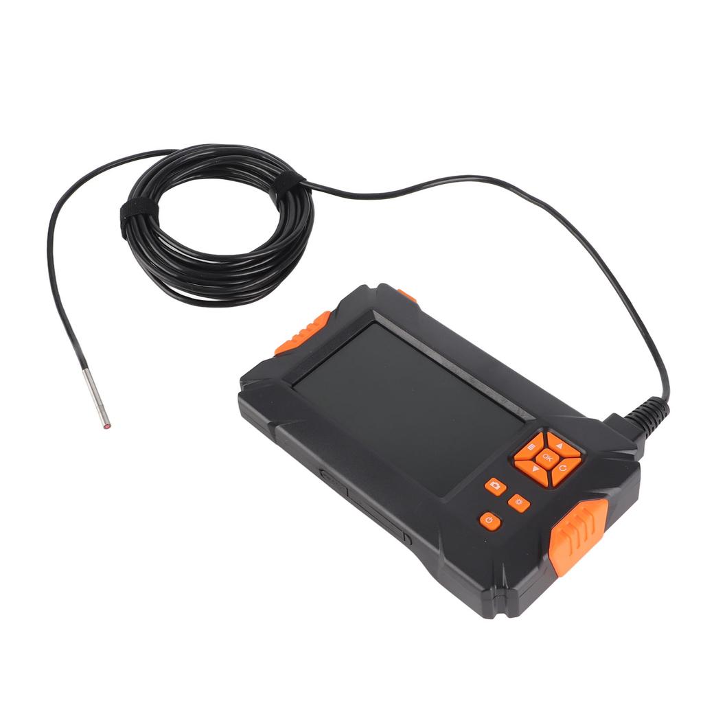 Endoscope Camera 4.3in LCD Display 5m Cable 360 Degrees Rotation 3.9mm Lens Borescope for Maintenance
