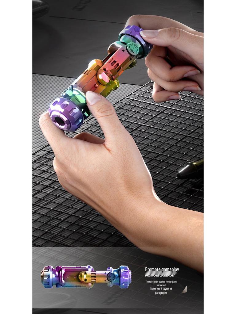 Игрушечный пистолет EDC с мини-металлическим эжектором для снятия стресса