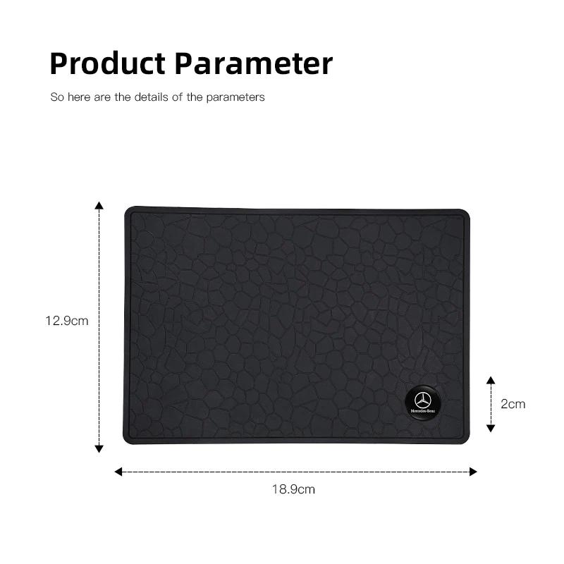 GLC GLB Car Styling Anti Slip Pad Phone PVC Non Slip Sticky Gel Mat For Mercedes Benz AMG W177 W176 X166 X167 C257 C218 X253 C1