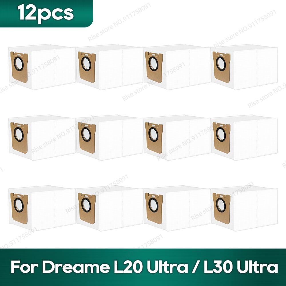 Подходит для Dreame Bot L20 Ultra / L30 Ultra / X20 Pro Расходники Аксессуары Основная Боковая Щетка Салфетки для Швабры HEPA-Фильтр Мешки для Пыли Запчасти