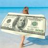 Полотенце Franklin Money Быстросохнущие пляжные полотенца подходят для бассейнов, кемпинга, йоги и тренажерного зала